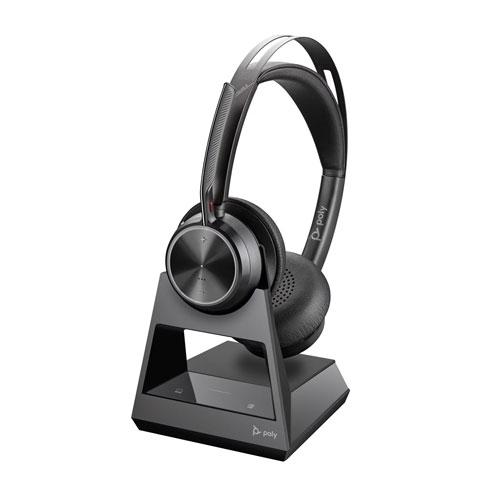 Poly Voyager Focus 2 USB A With Charge Stand Headset Price in Chennai, tamilnadu, kerala, bangalore