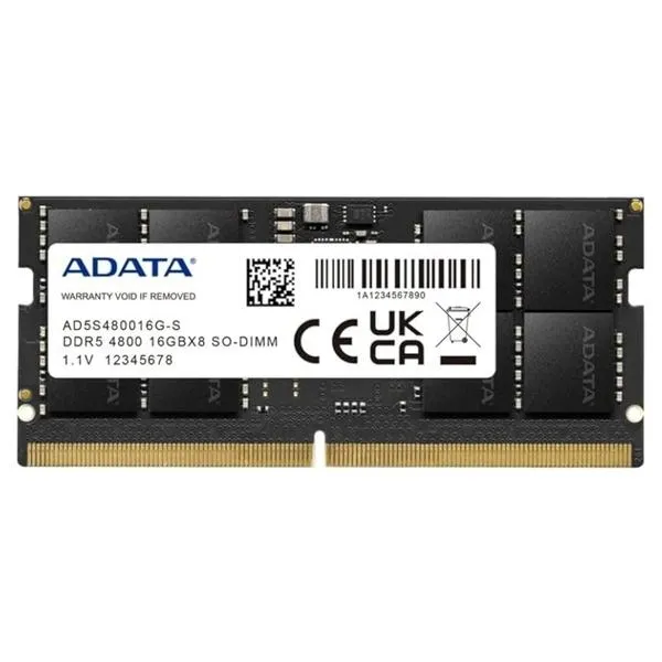 Adata 16GB ddr5 SODIMM Laptop RAM price in Chennai, tamilnadu, kerala, bangalore