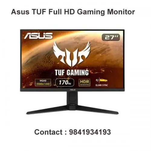 Asus TUF Full HD Gaming Monitor price in Chennai, tamilnadu, kerala, bangalore