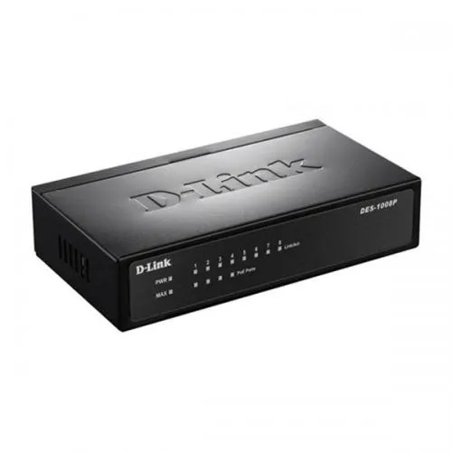 D Link DES 1008P 8 Port Desktop Switch price in Chennai, tamilnadu, kerala, bangalore