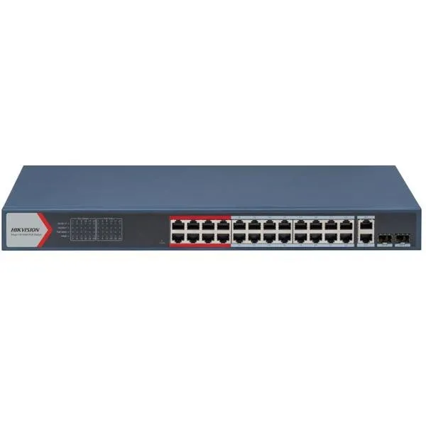 Hikvision DS 3E1326P EI 24 Port Fast Ethernet Smart POE Switch price in Chennai, tamilnadu, kerala, bangalore