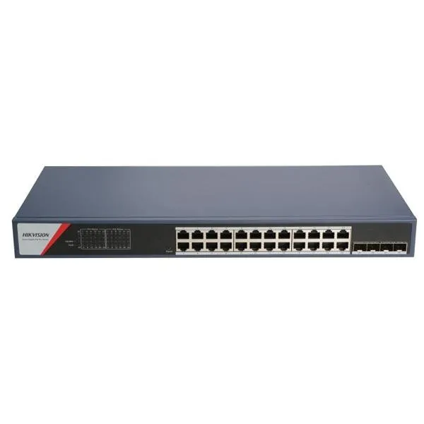 Hikvision DS 3E1528P SI 24P4F 24 Port Gigabit Smart POE Switch price in Chennai, tamilnadu, kerala, bangalore