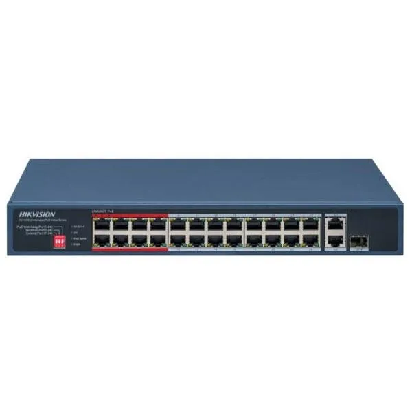 Hikvision DS3E0326PEMB 24 Port Fast Ethernet Unmanaged POE Switch price in Chennai, tamilnadu, kerala, bangalore