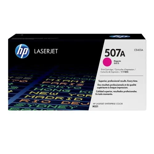 HP 507A CE403A Magenta LaserJet Toner Cartridge price in Chennai, tamilnadu, kerala, bangalore