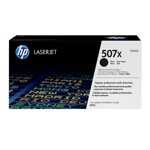 HP 507X CE400X High Yield Black LaserJet Toner Cartridge price in Chennai, tamilnadu, kerala, bangalore