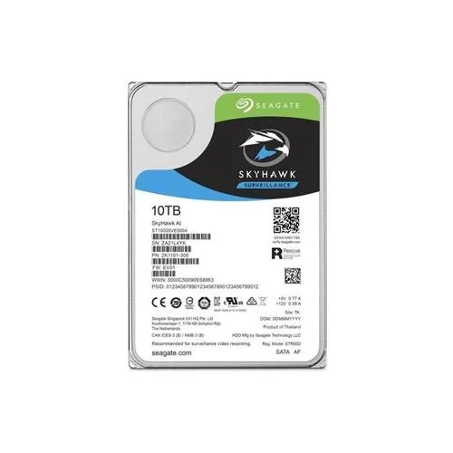 Seagate Skyhawk AI ST10000VE0004 10TB Surveillance Hard Drive price in Chennai, tamilnadu, kerala, bangalore