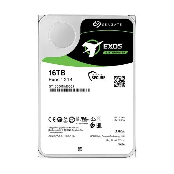 Seagate ST16000NM000J Exos X18 Enterprise Hard Disk price in Chennai, tamilnadu, kerala, bangalore