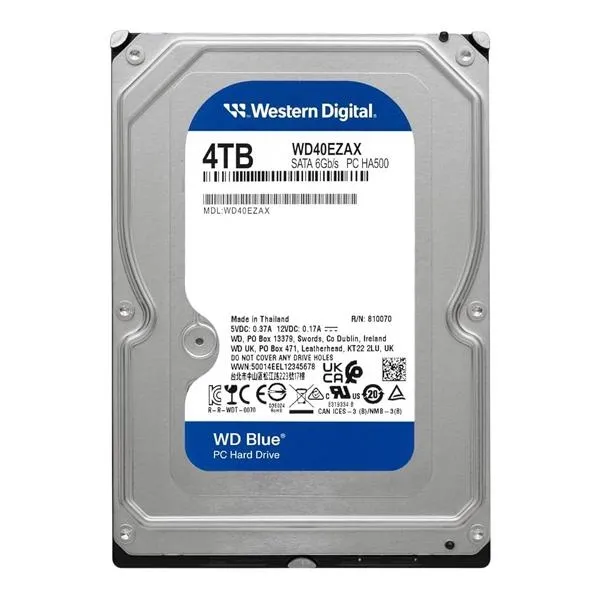 Western Digital WD40EZAX 4TB Internal Sata Hard Drive price in Chennai, tamilnadu, kerala, bangalore