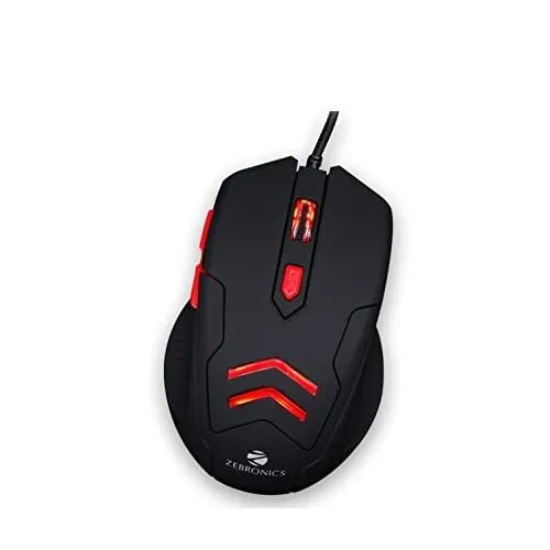 Zebronics Feather Wired Optical Gaming Mouse price in Chennai, tamilnadu, kerala, bangalore